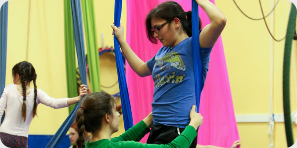 beginning aerial arts for ages 11 and over